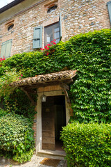 Fototapeta na wymiar Historic village of Rivalta Trebbia, Piacenza