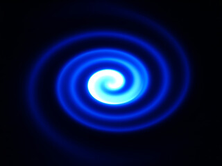 blue light twirl