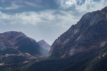 Great natural and wild landscape found after a long climb to a refuge located at a high altitude. Once there, these are the beautiful views.