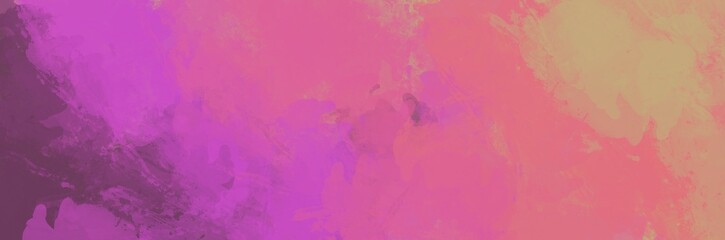 Fototapeta na wymiar Abstract painting art with pink, purple and brown paint brush for presentation, website background, banner, wall decoration, or t-shirt design.