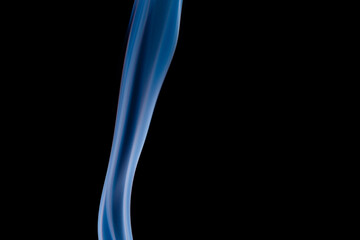 Obraz premium Abstract colorful smoke on a black background. Isolated.