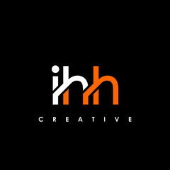 IHH Letter Initial Logo Design Template Vector Illustration