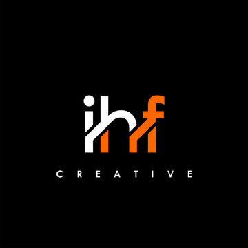 IHF Letter Initial Logo Design Template Vector Illustration
