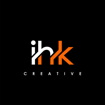 IHK Letter Initial Logo Design Template Vector Illustration