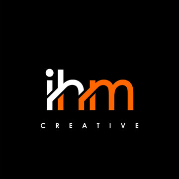 IHM Letter Initial Logo Design Template Vector Illustration