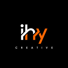 IHY Letter Initial Logo Design Template Vector Illustration