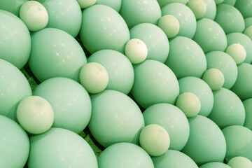 Textures patterns and compositions from balloons-decor