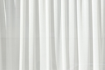 Obraz premium Fabric texture if curtains with pleats.