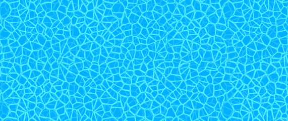 Swimming pool texture. Water surface background. Sea, ocean, aqua, summer, travel, vacation. Blue mosaic,  pool water with sun reflections. Ripple pool water surface wave.