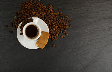 Ginger Snap with Black Coffee, Rectangular Ginger Nut