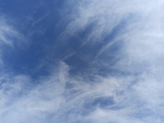 blue sky with clouds