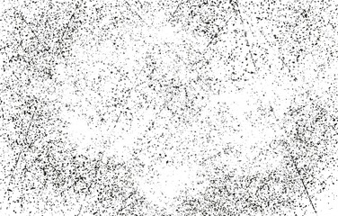Grunge black and white pattern. Monochrome particles abstract texture. Background of cracks, scuffs, chips, stains, ink spots, lines. Dark design background surface.