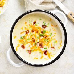 Creamy potato soup