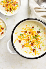 Creamy potato soup