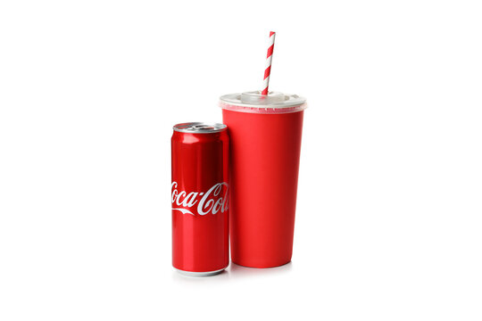 Cup with coca cola editorial stock image. Image of spray - 102696144