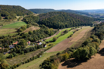 The Landscape at Holzhausen in Hesse in Germany