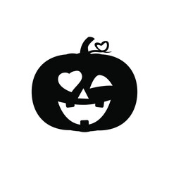Pumpkin icon vector. Halloween illustration sign. pumpkin faces symbol or logo.