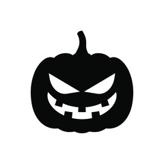 Pumpkin icon vector. Halloween illustration sign. pumpkin faces symbol or logo.