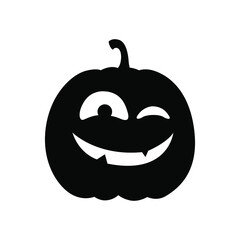 Pumpkin icon vector. Halloween illustration sign. pumpkin faces symbol or logo.