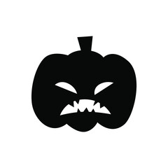 Pumpkin icon vector. Halloween illustration sign. pumpkin faces symbol or logo.