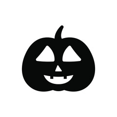 Pumpkin icon vector. Halloween illustration sign. pumpkin faces symbol or logo.