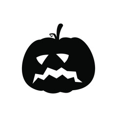 Pumpkin icon vector. Halloween illustration sign. pumpkin faces symbol or logo.