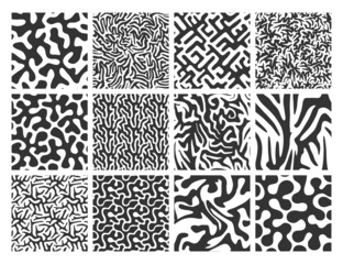 Background patterns seamless on white background in vector EPS 8