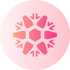 snowflake gradient icon