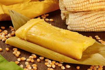 Pamonha Alimento de milho regional do Brasil