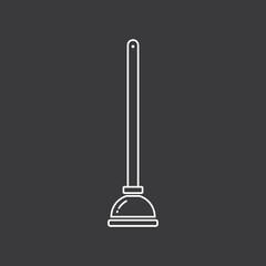 plunger icon.