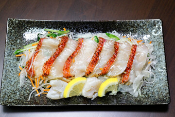 キンメダイとホタテのサラダ