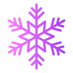 snowflake gradient icon