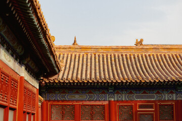 The eaves of Forbidden City