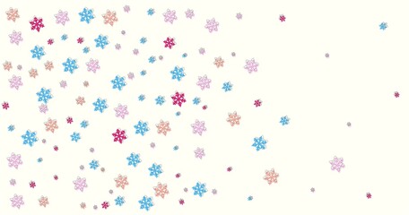 background for postcards. winter, snowflakes, snow