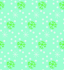 new year pattern, wallpaper, wrapping paper or fabric .blue background, snowflakes