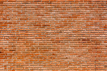 Background of vintage red brick wall