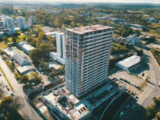 Aerial View of Construction