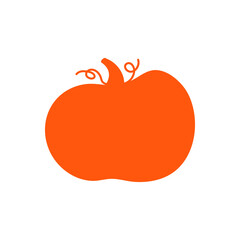 Pumpkin icon vector. Halloween illustration sign. zucchini symbol or logo.
