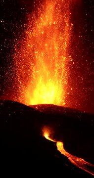 Volcanic eruption in La Palma Canary Islands 2021