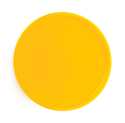 empty plate isolated on white background