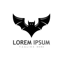 Obraz premium bat vector icon logo template