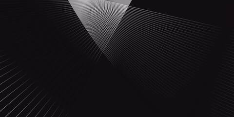 Abstract Black and white  Background With Lines