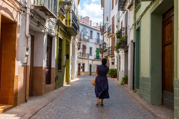 views of jerica old streets in valencia, Spain