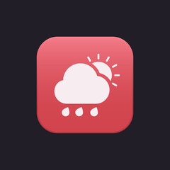 Weather - App Icon Button