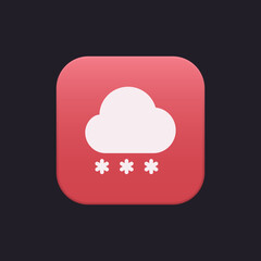 Snow - App Icon Button