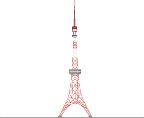 東京タワーのイラスト素材