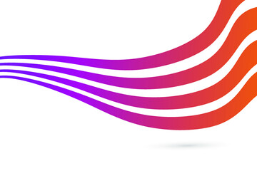 Abstract line background, with gradient color