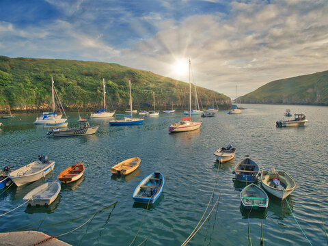 Solva Sunset in Pembrokeshire