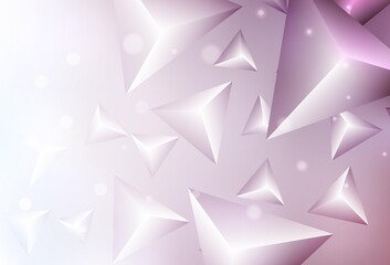 Light Purple vector pattern with polygonal style.