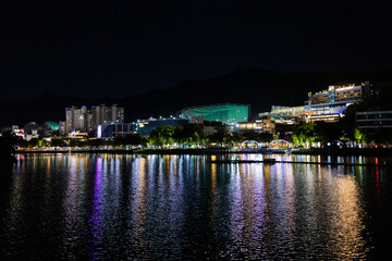 Obraz premium 수성못 야경